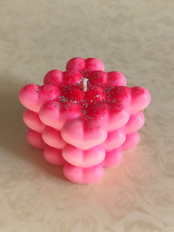 Heart Bubble Candle - Image 2