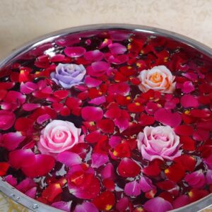Floating Rose Candles